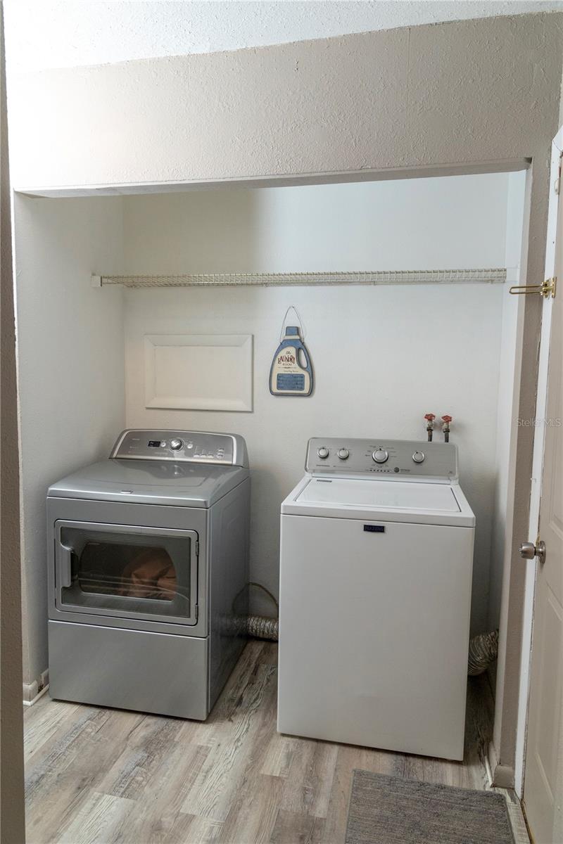 The Laundry Area Inside The Home