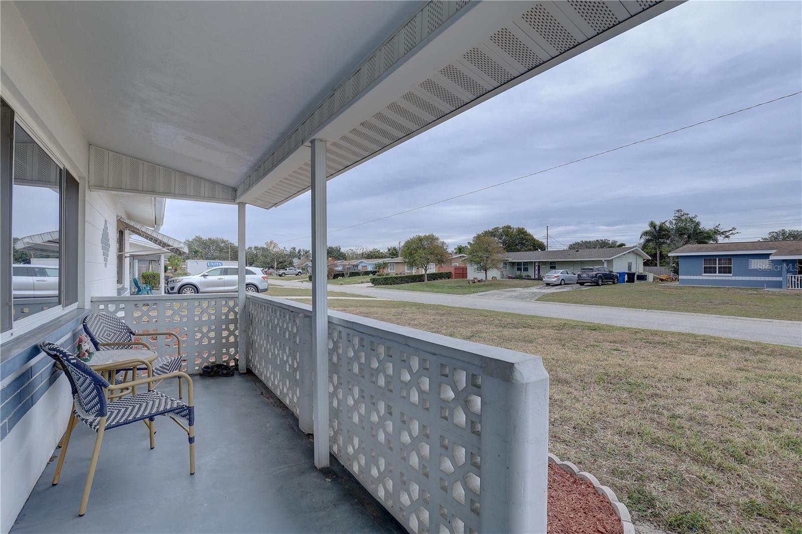 Cozy front porch