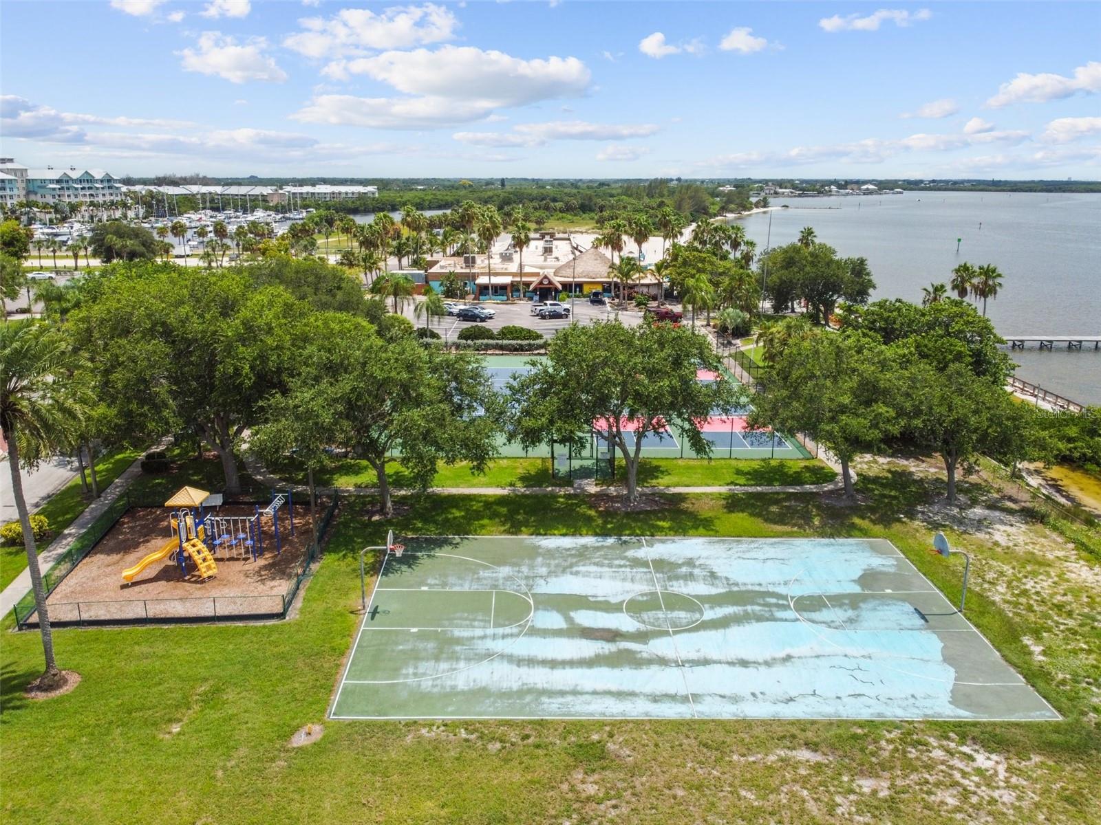 Community Playground and Basketball Courts