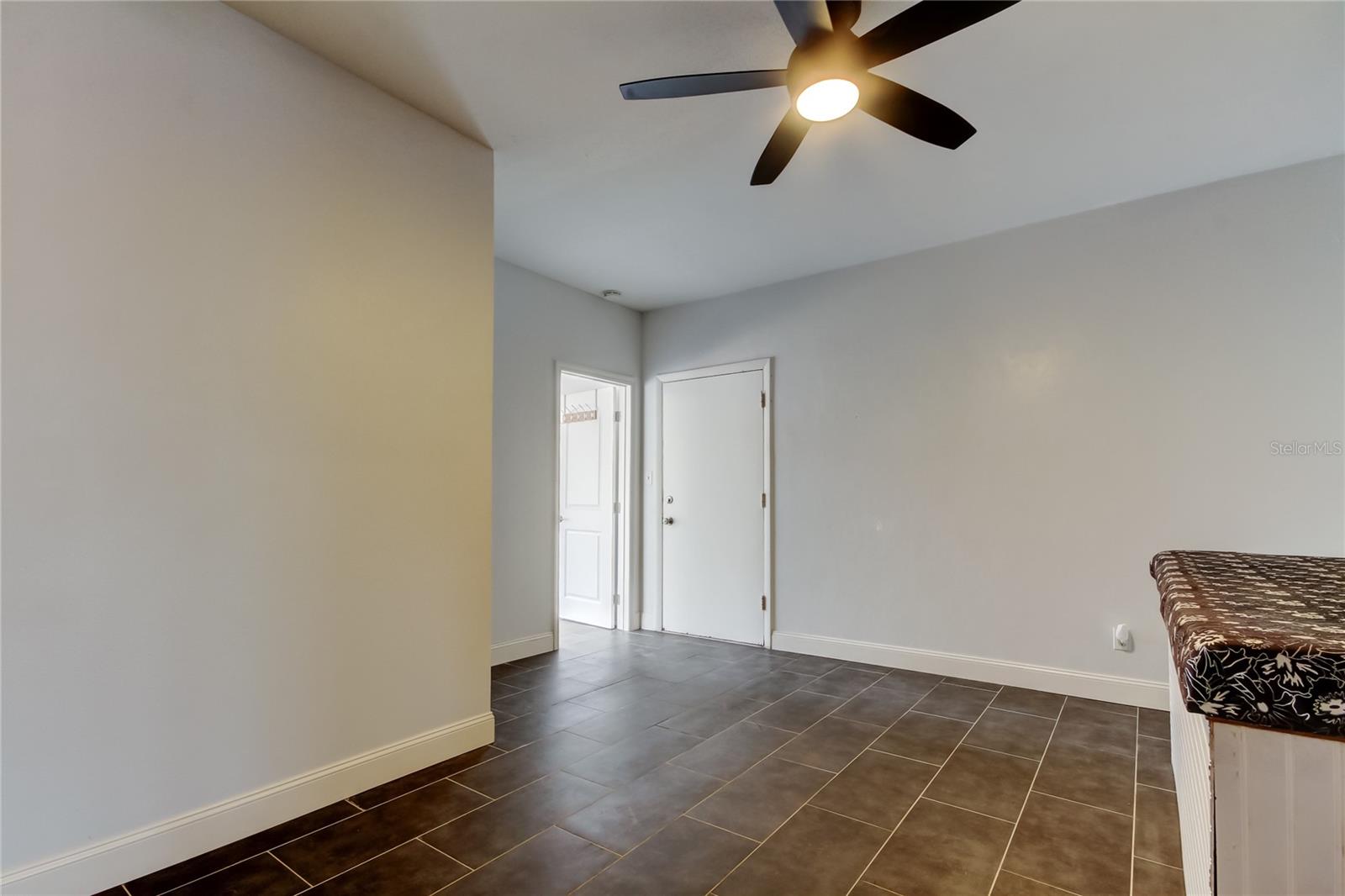 Bonus Room--the door goes to a large covered patio in the back yard.