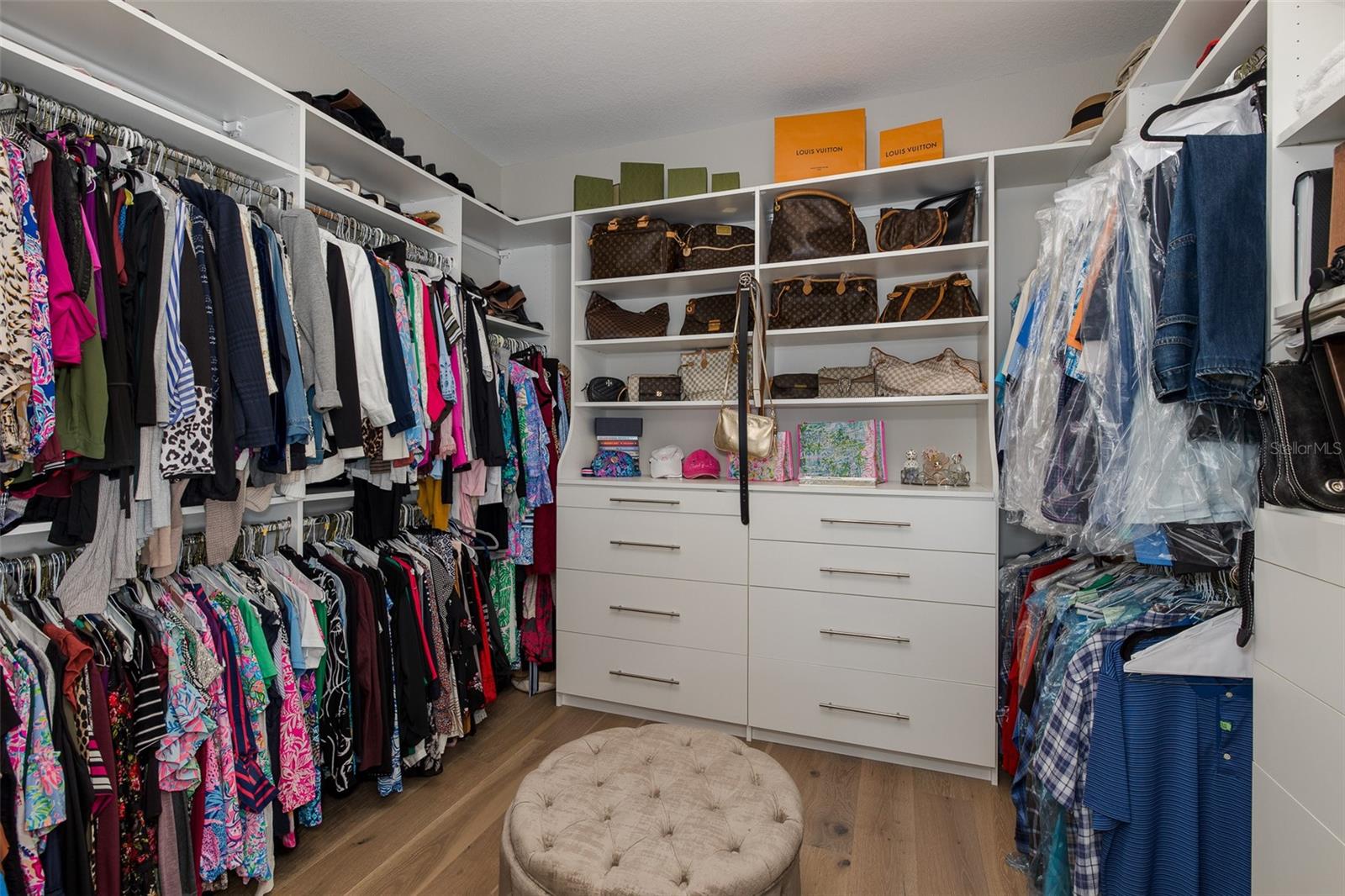 NEW Primary Custom Closet w/Drawers & Plenty of Hanging Space!