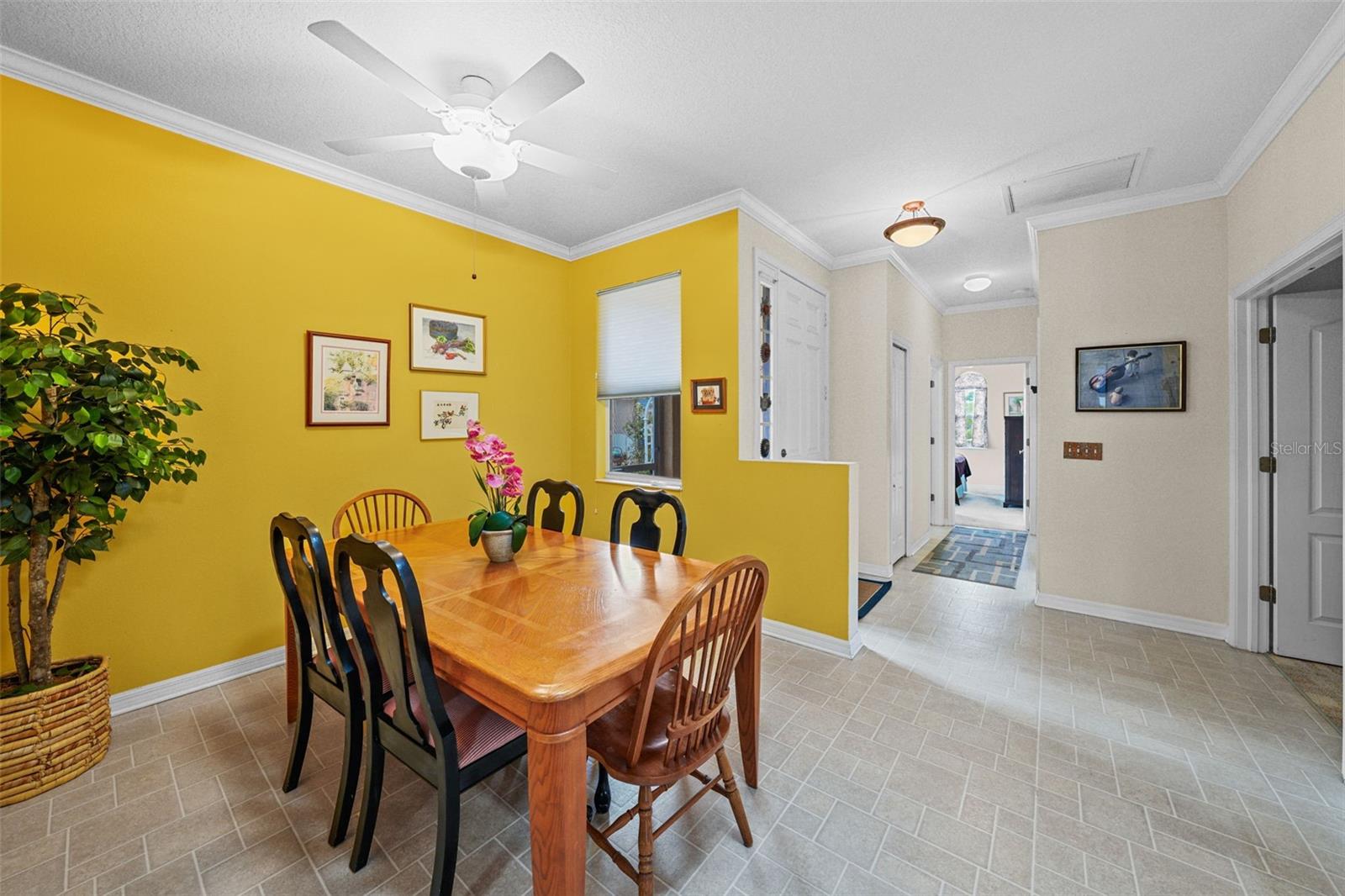 Bright dining room