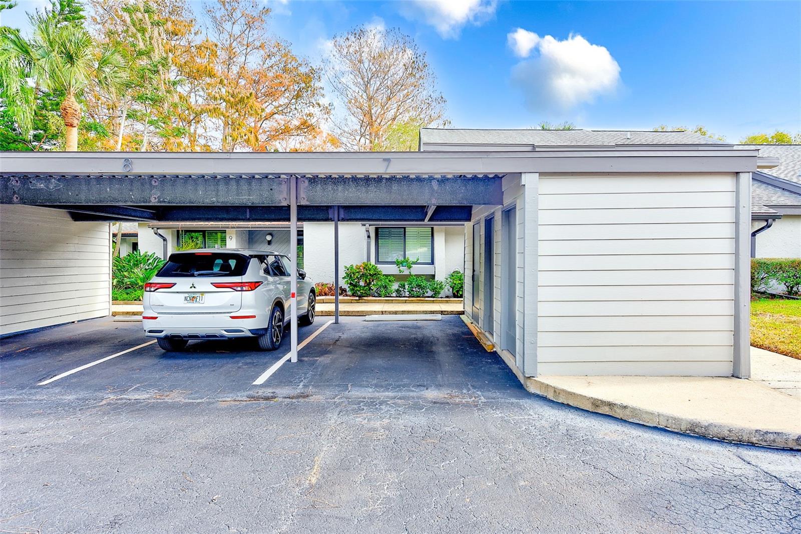 Reserved carport