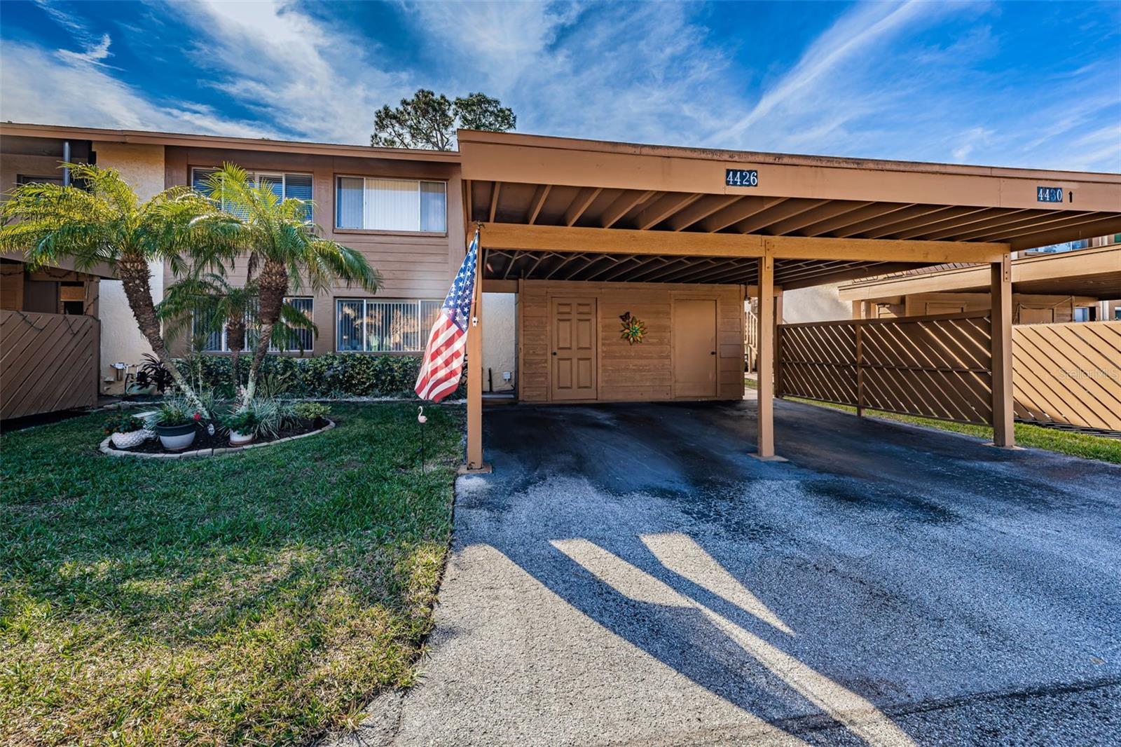 One Covered Carport