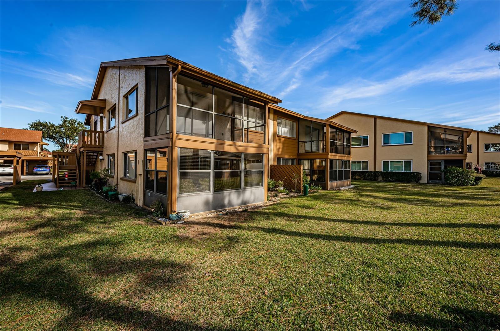 Rear, lower level condo