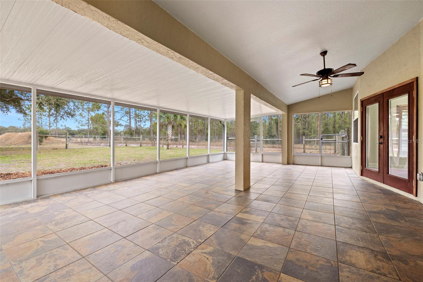 Primary House screened in back porch