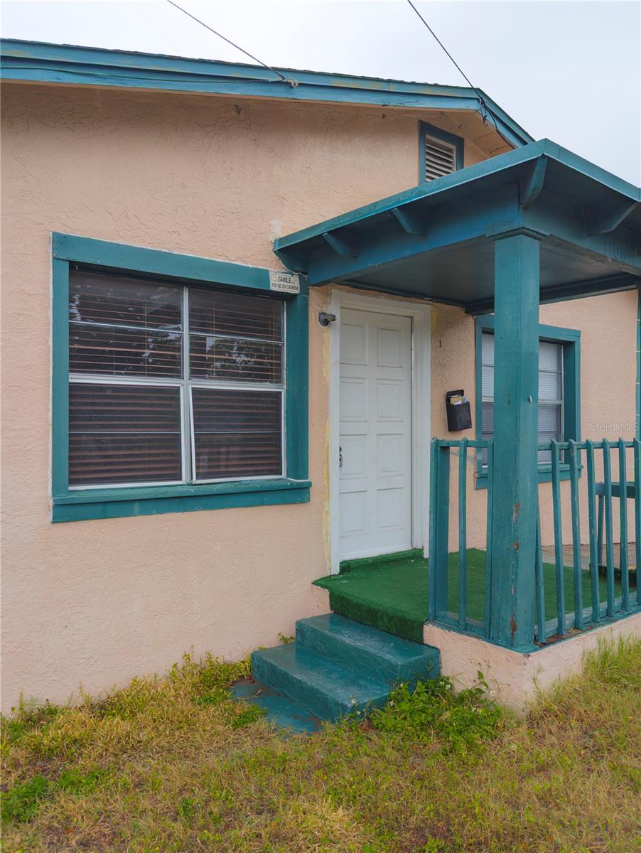 Steps to front door