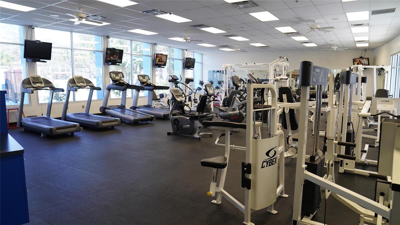 Community center work out room