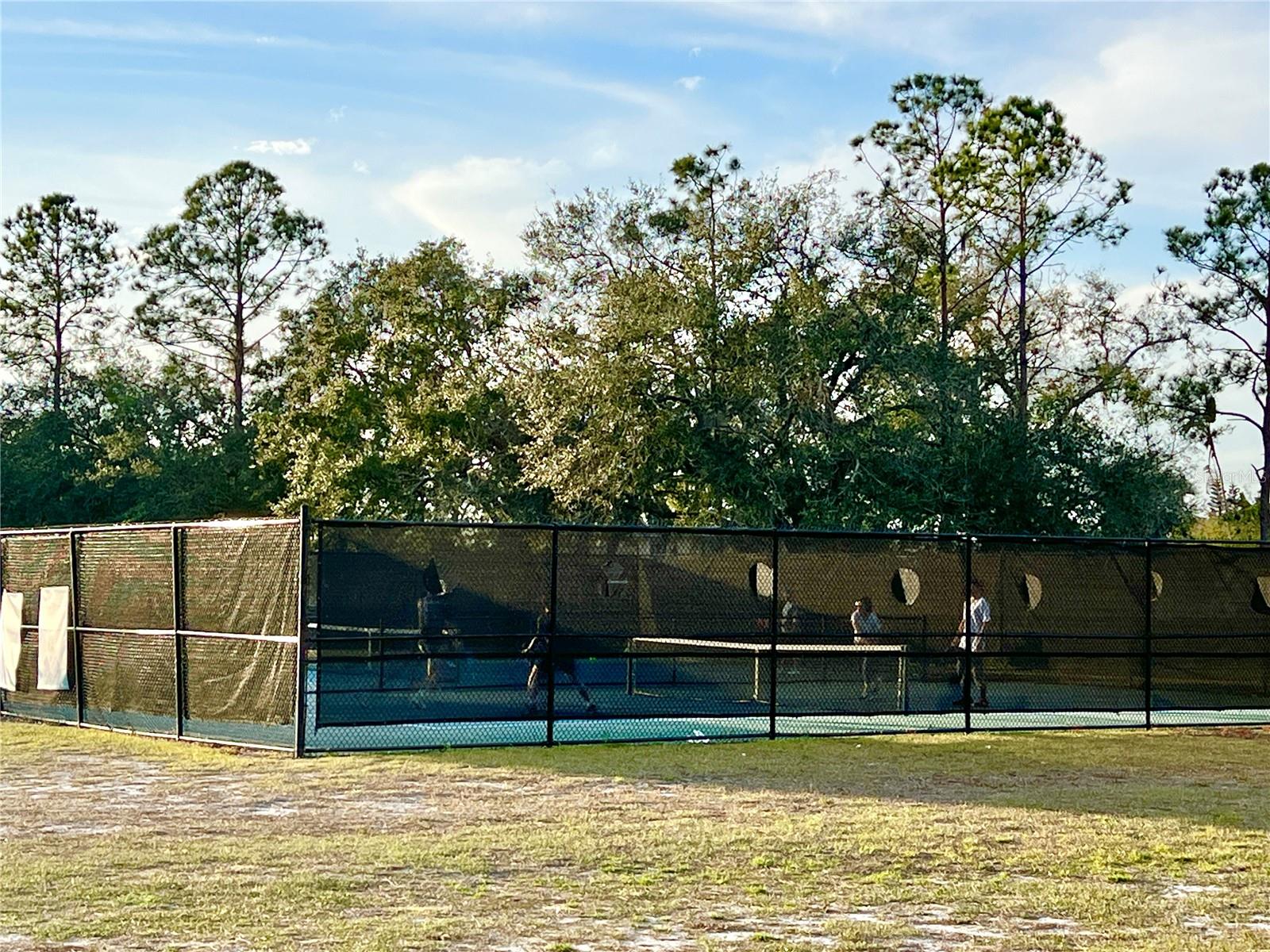 Community amenities include....basketball, a park & playground, several tennis/pickleball courts, pavillions, restrooms, racquetball courts and more!