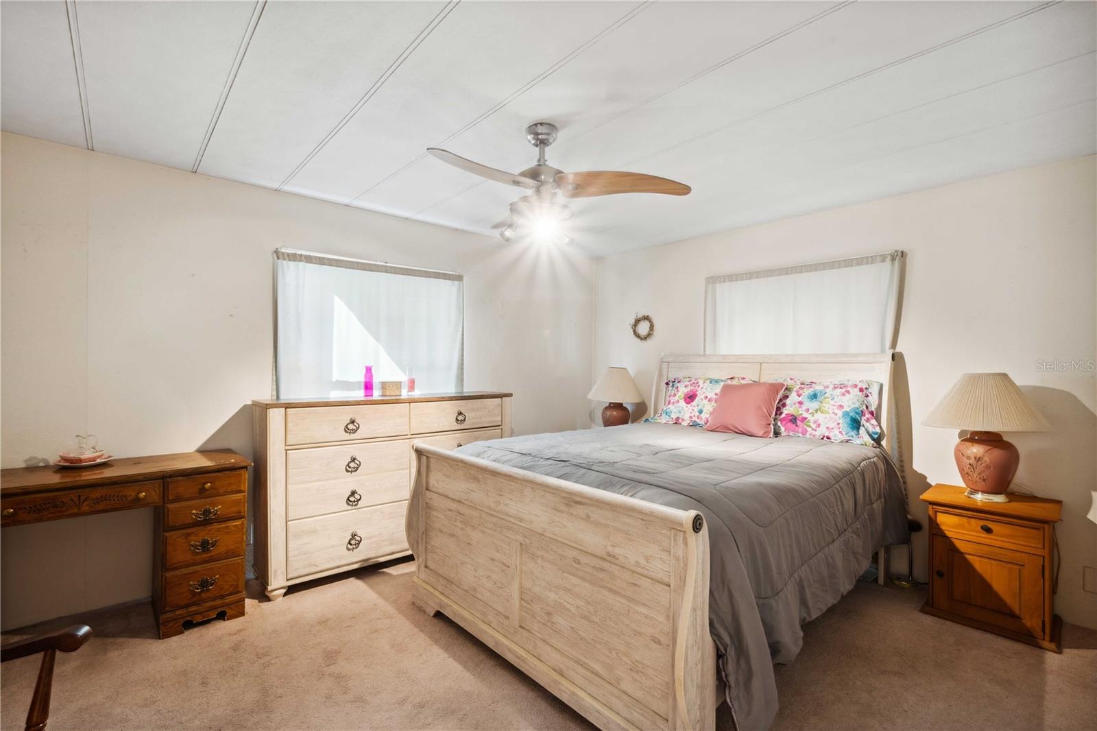 Large, serene primary bedroom