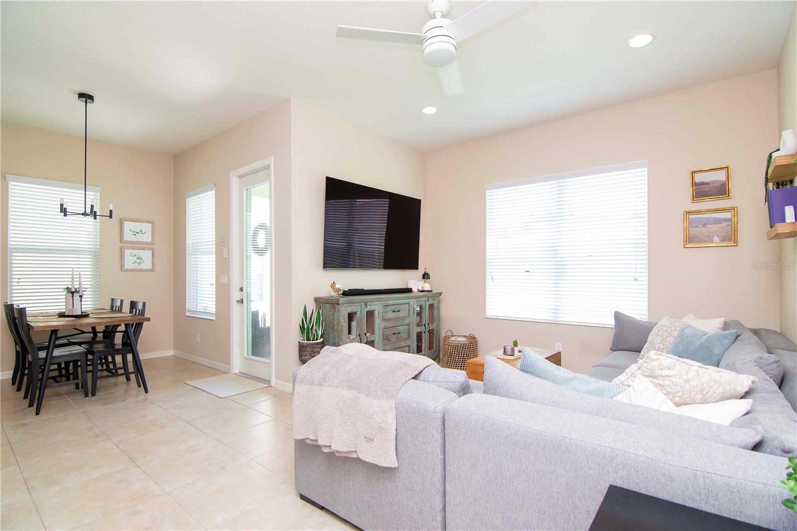 Bright and inviting family room