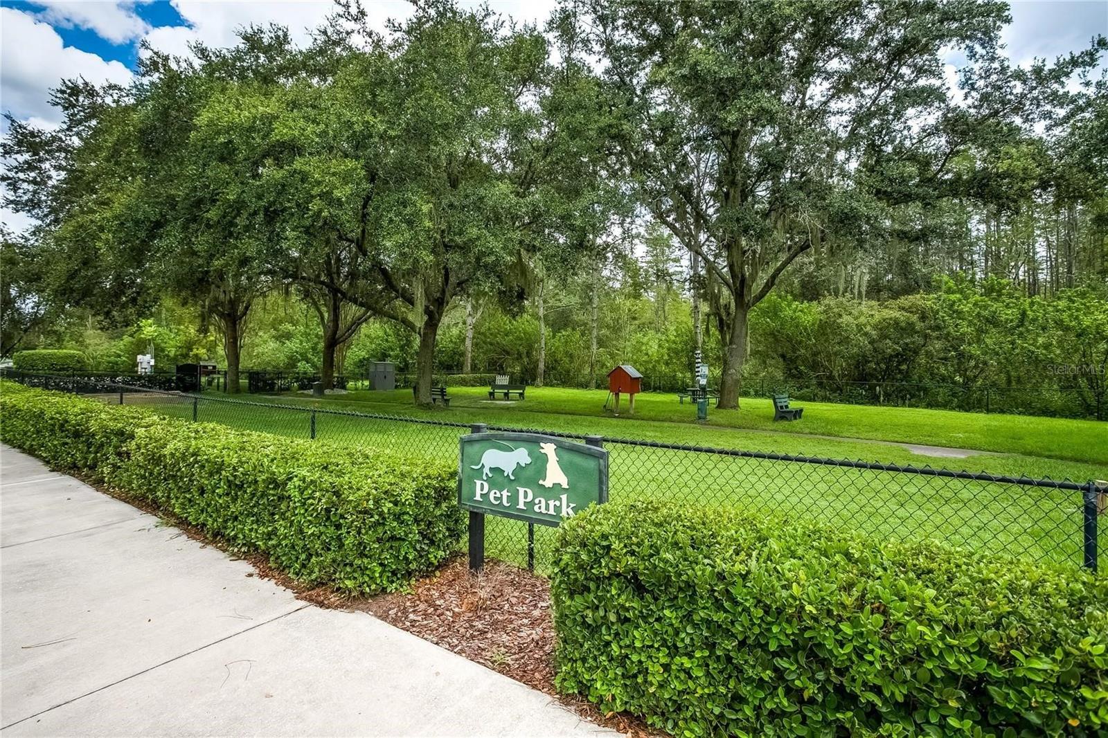 Community dog park