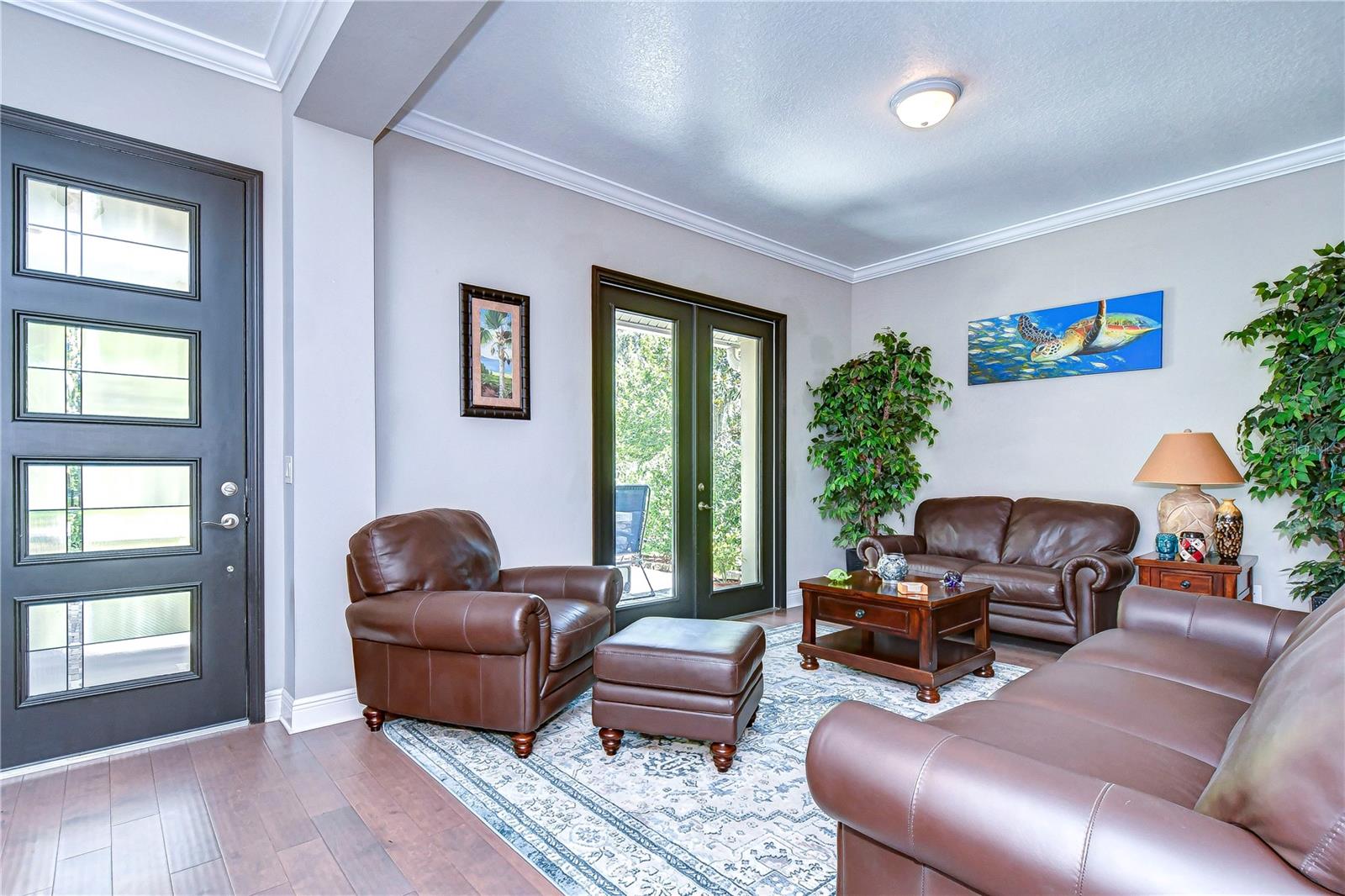 Walk through the front door and you are greeted with an open, bright foyer!