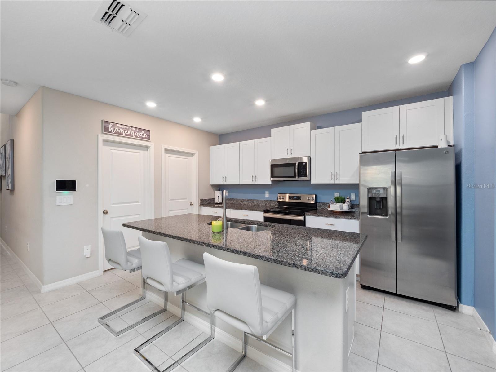 Kitchen with Large Walk-In Pantry