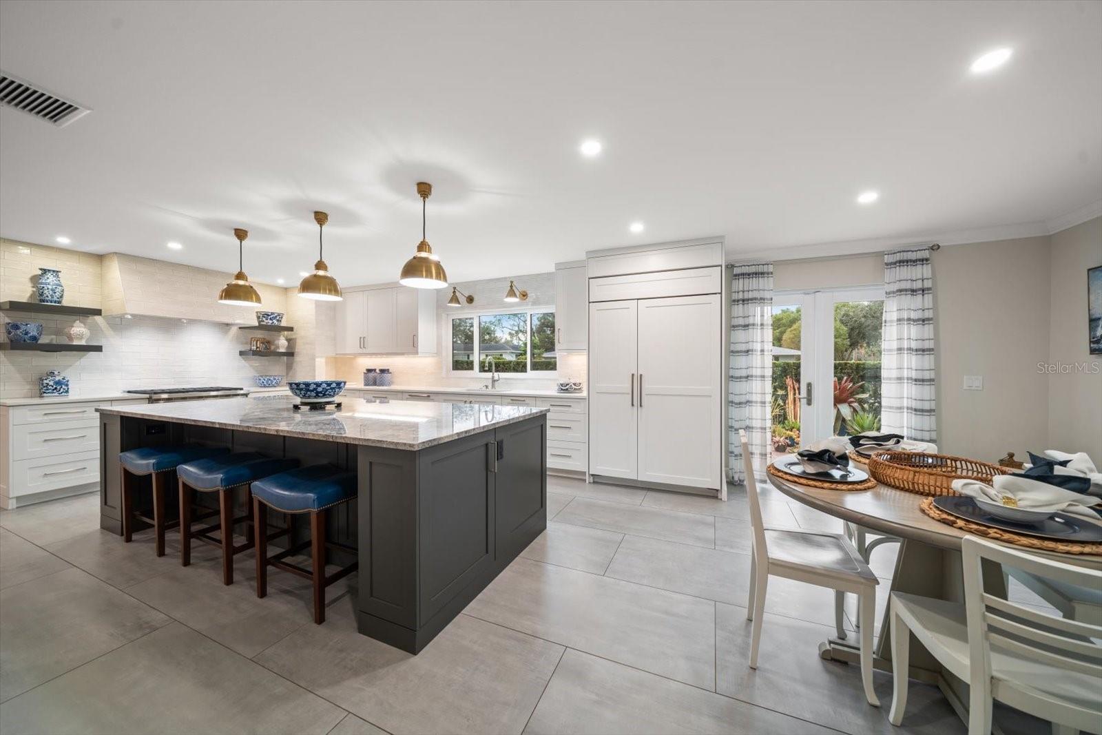 Spacious in size the kitchen offers areas to entertain and prepare culinary delights!