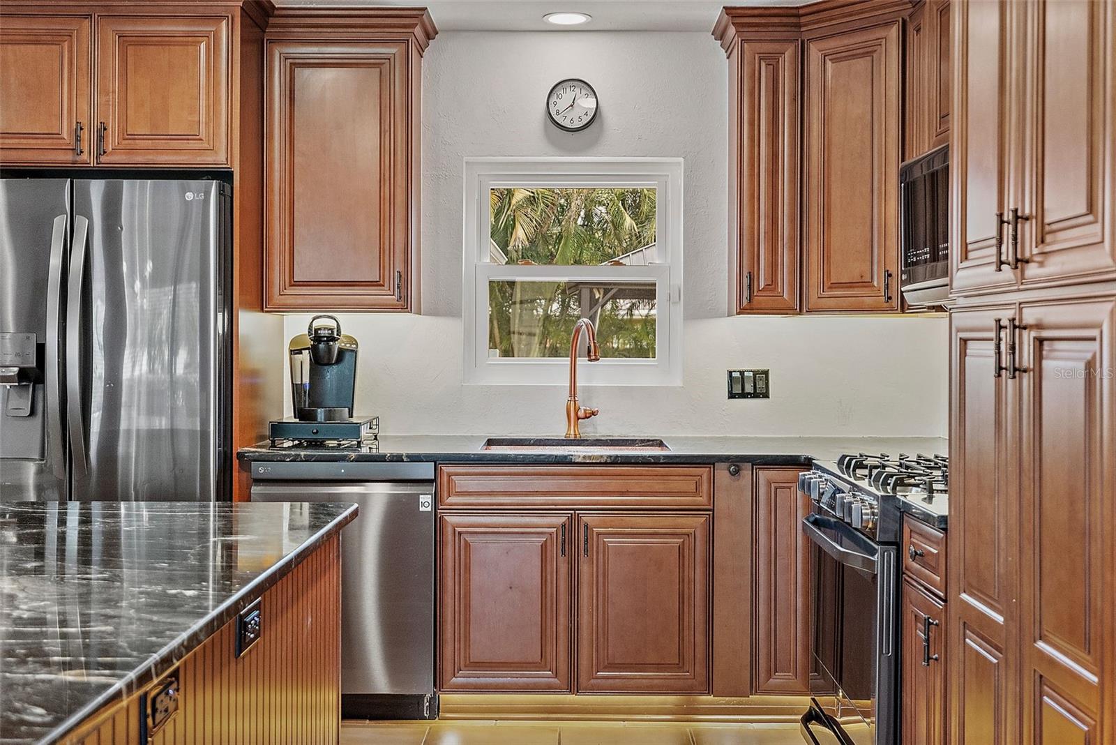 Kitchen w/ Copper Sink and Faucet