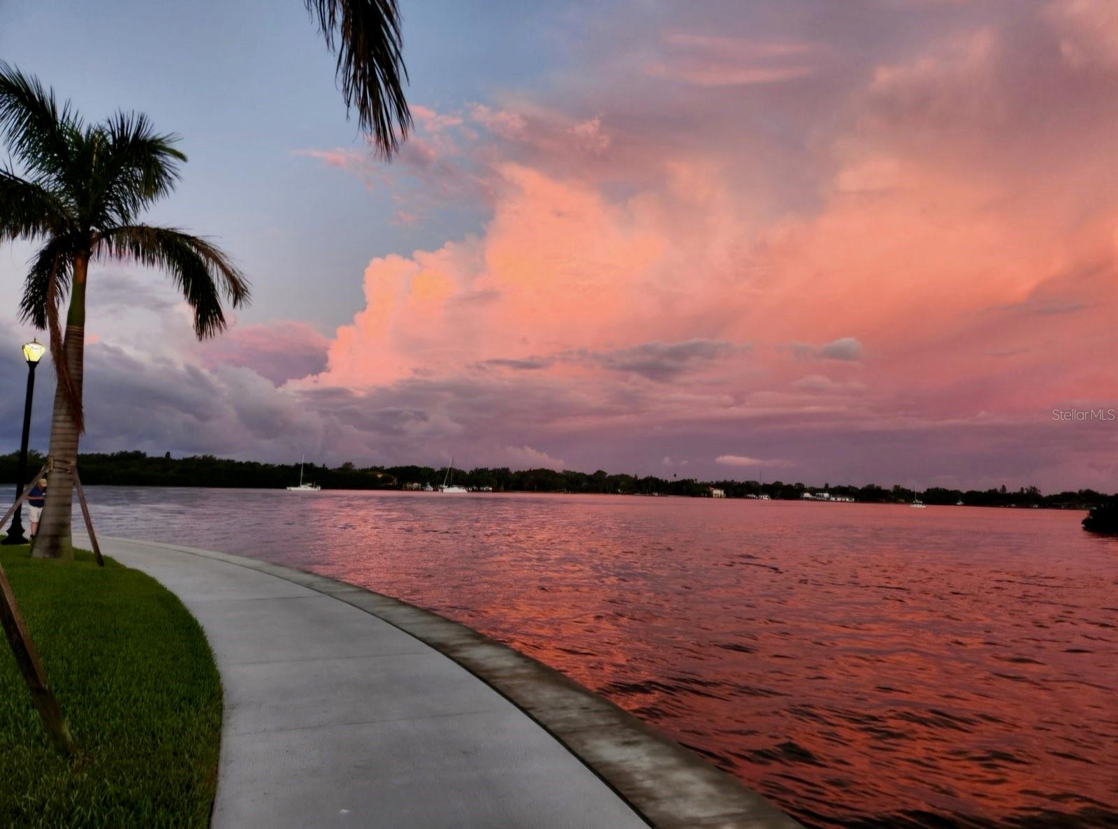 Sunset at Dolphin Park Walkway