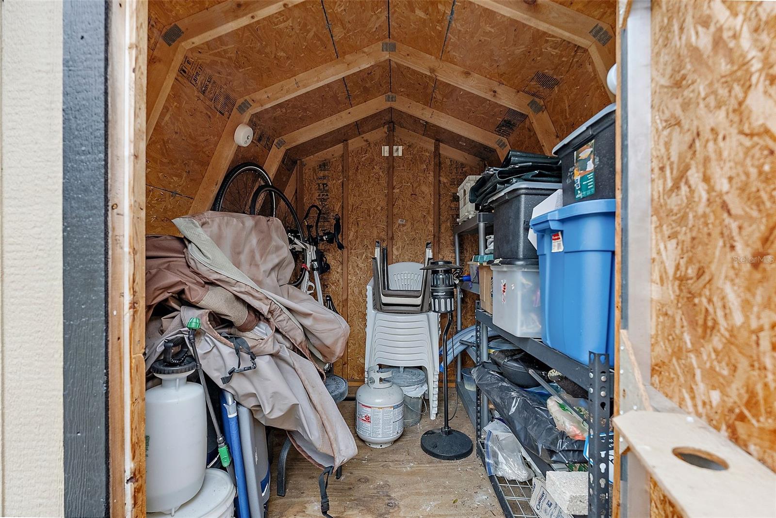 Inside of Tough Shed Storage