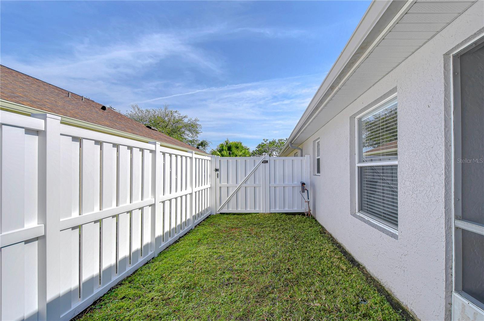 Side Yard with Gate