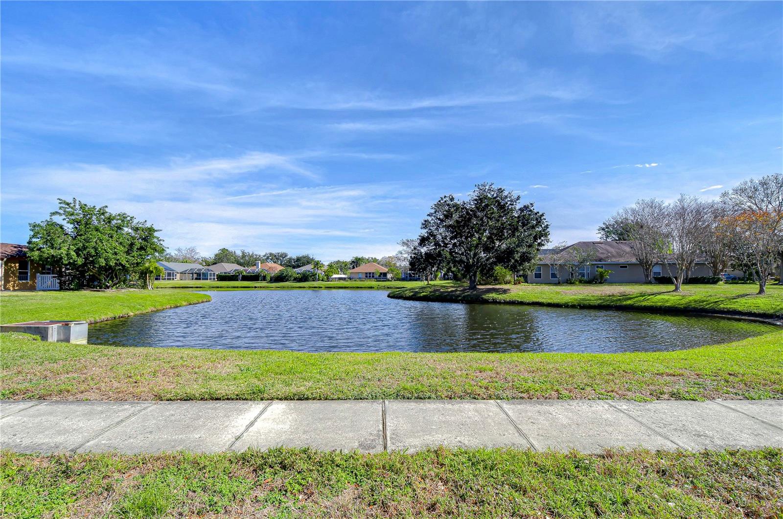 Pond View Directly Across From the Front