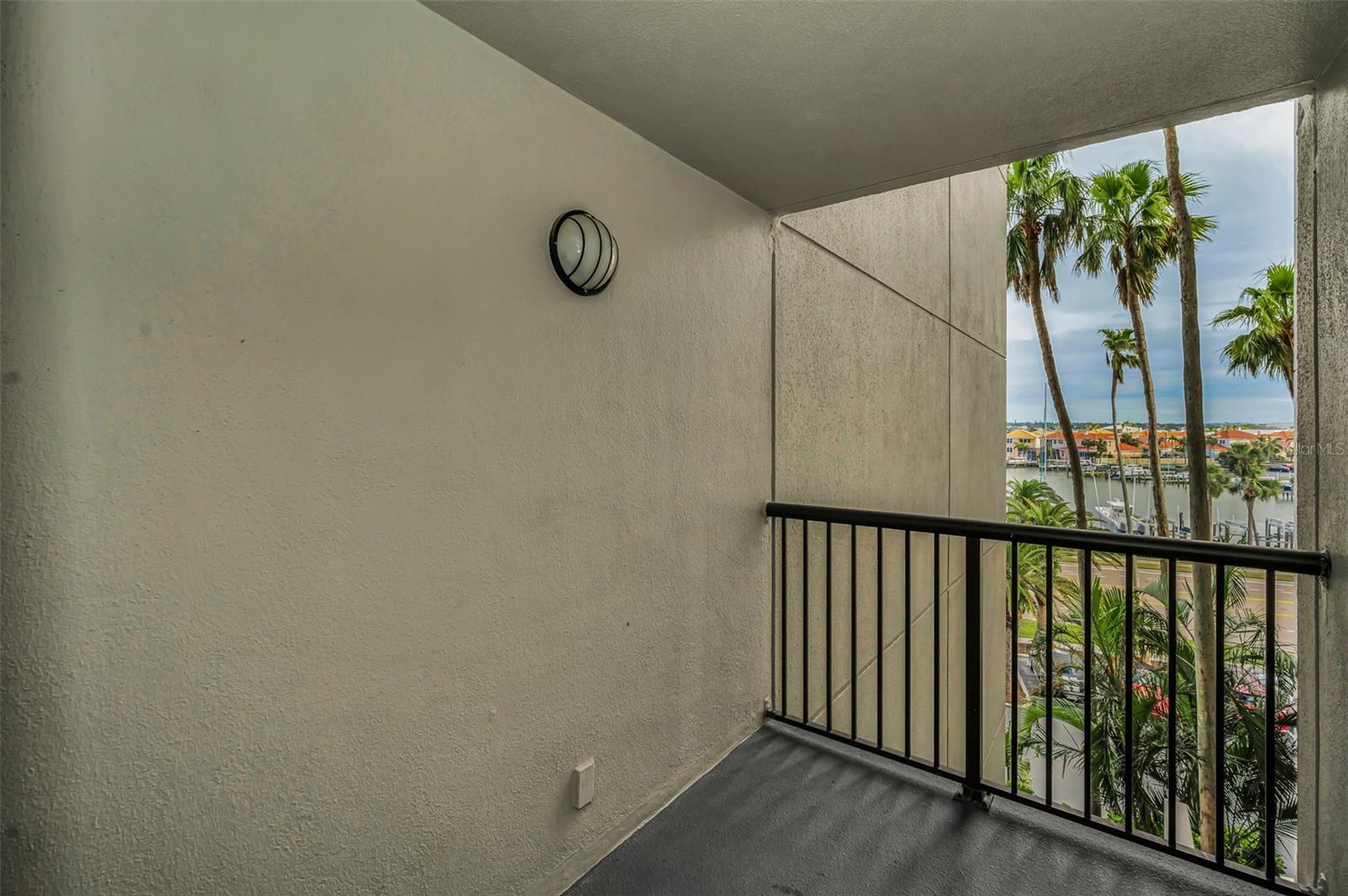 Private balcony off the second bedroom