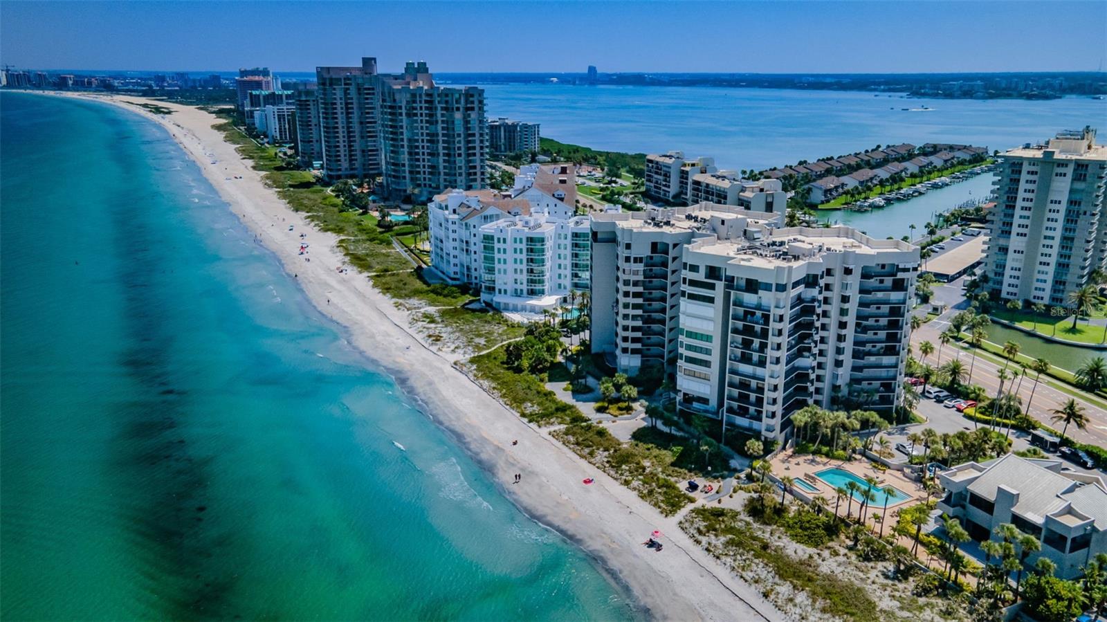 Enjoy the Private Beach at Dan's Island on Sand Key