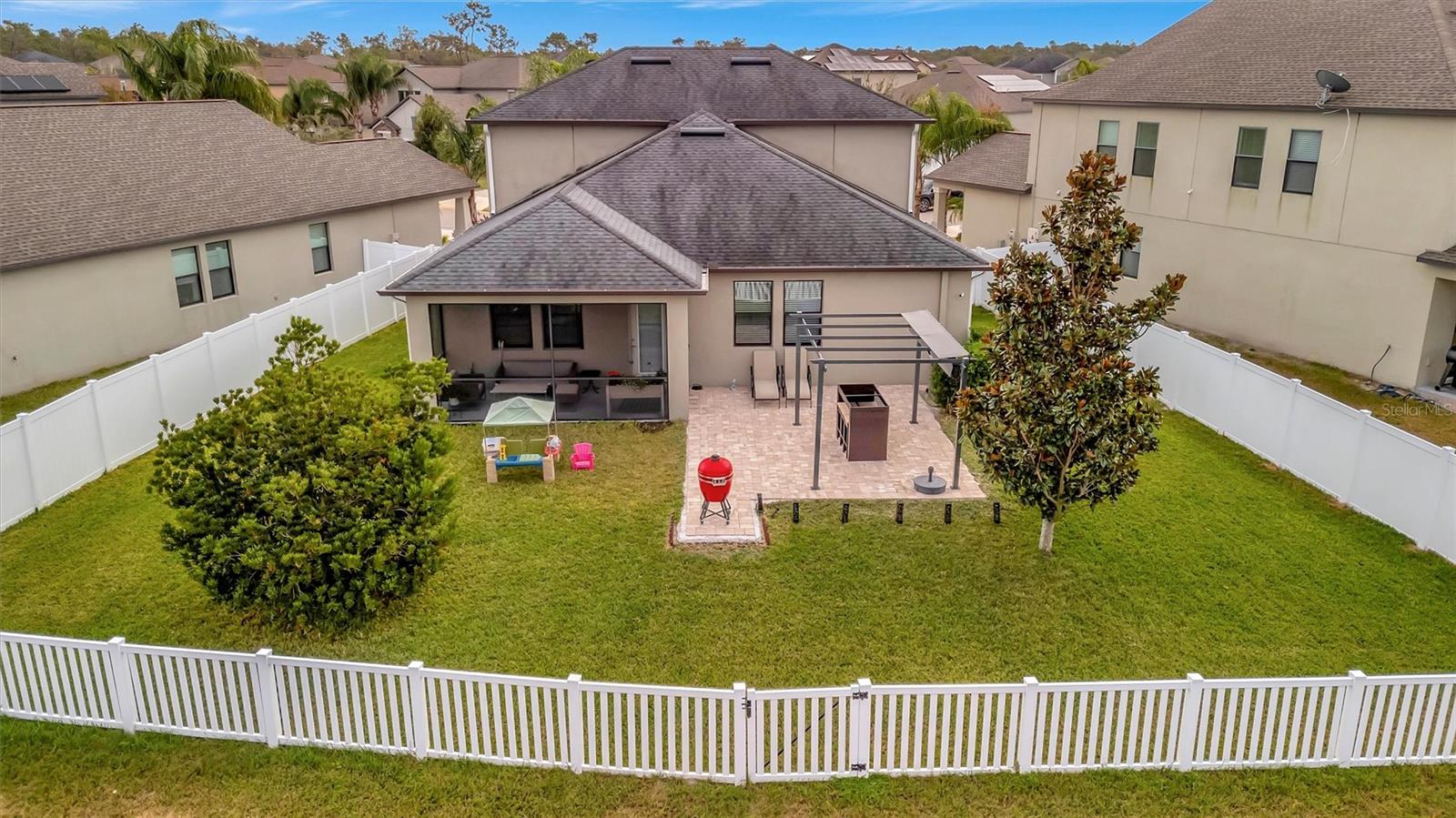 Private Fenced in Backyard