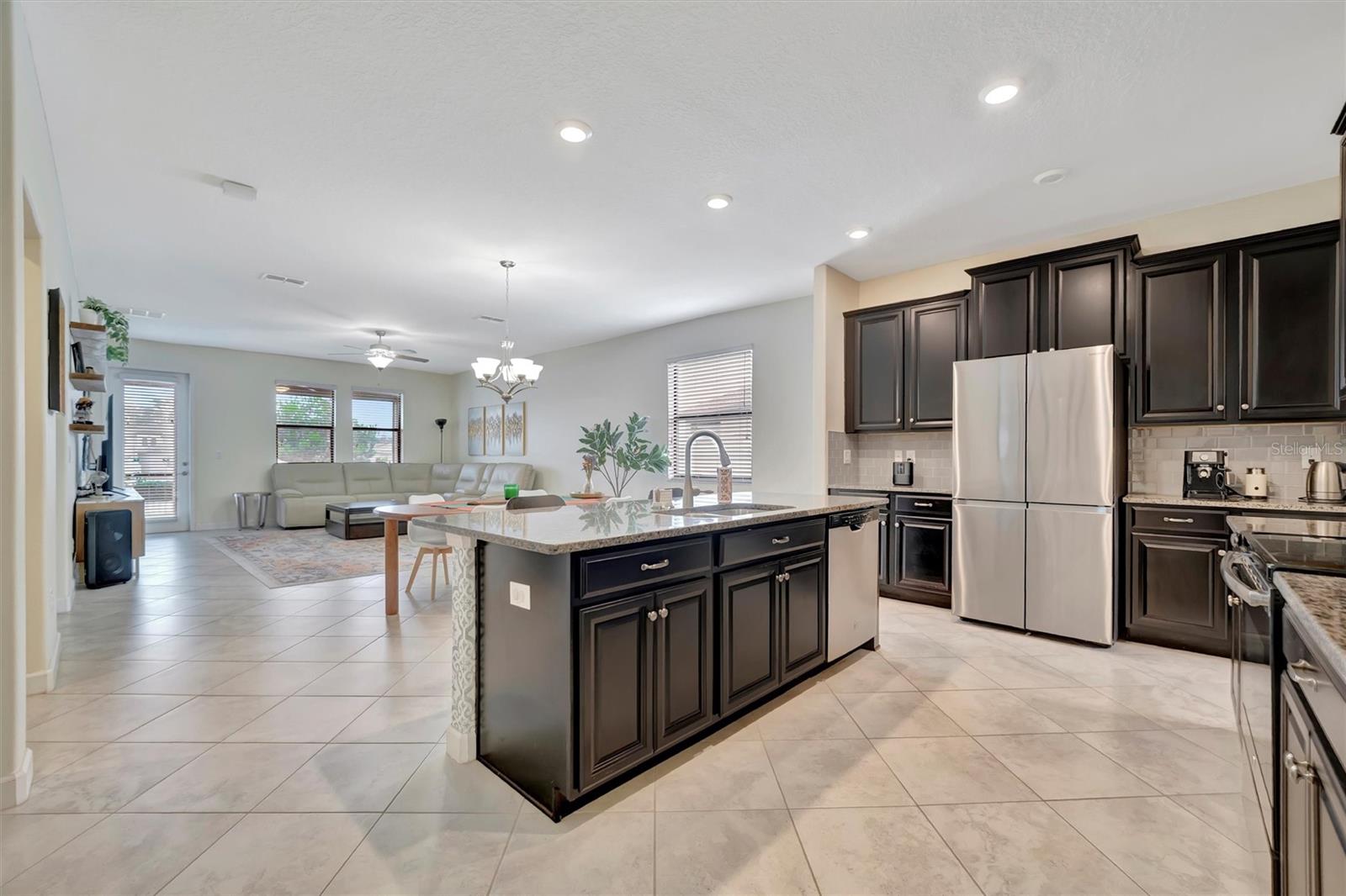 Kitchen to Living Room View