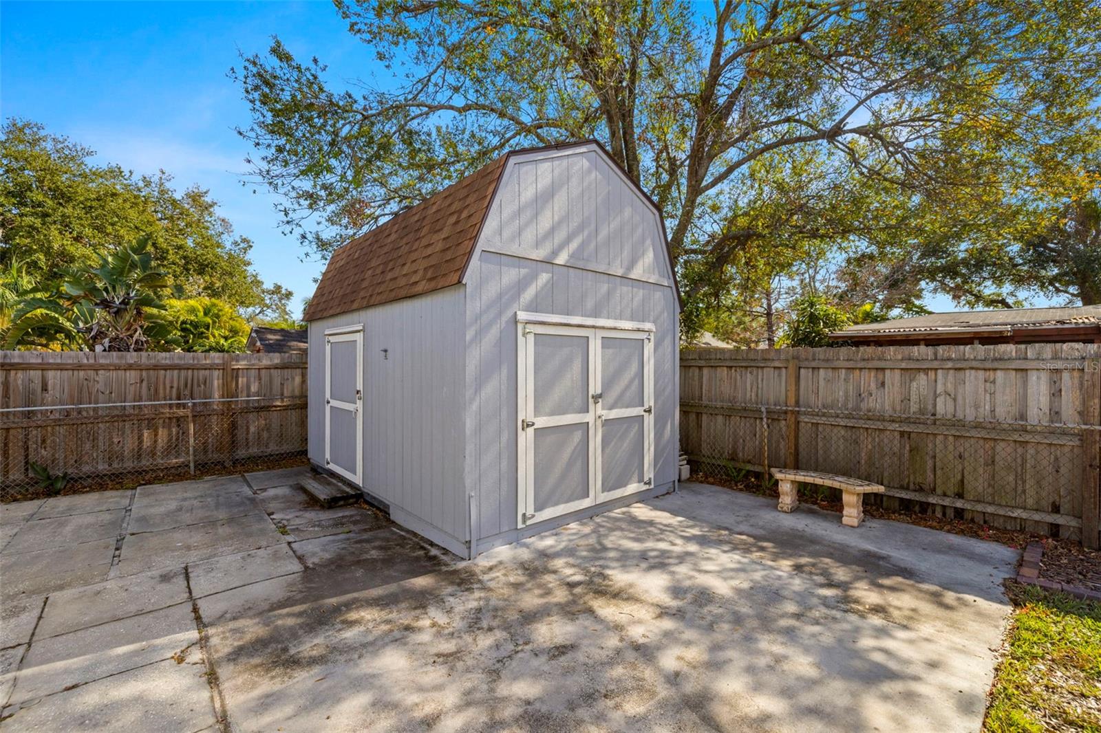 shed with electricity