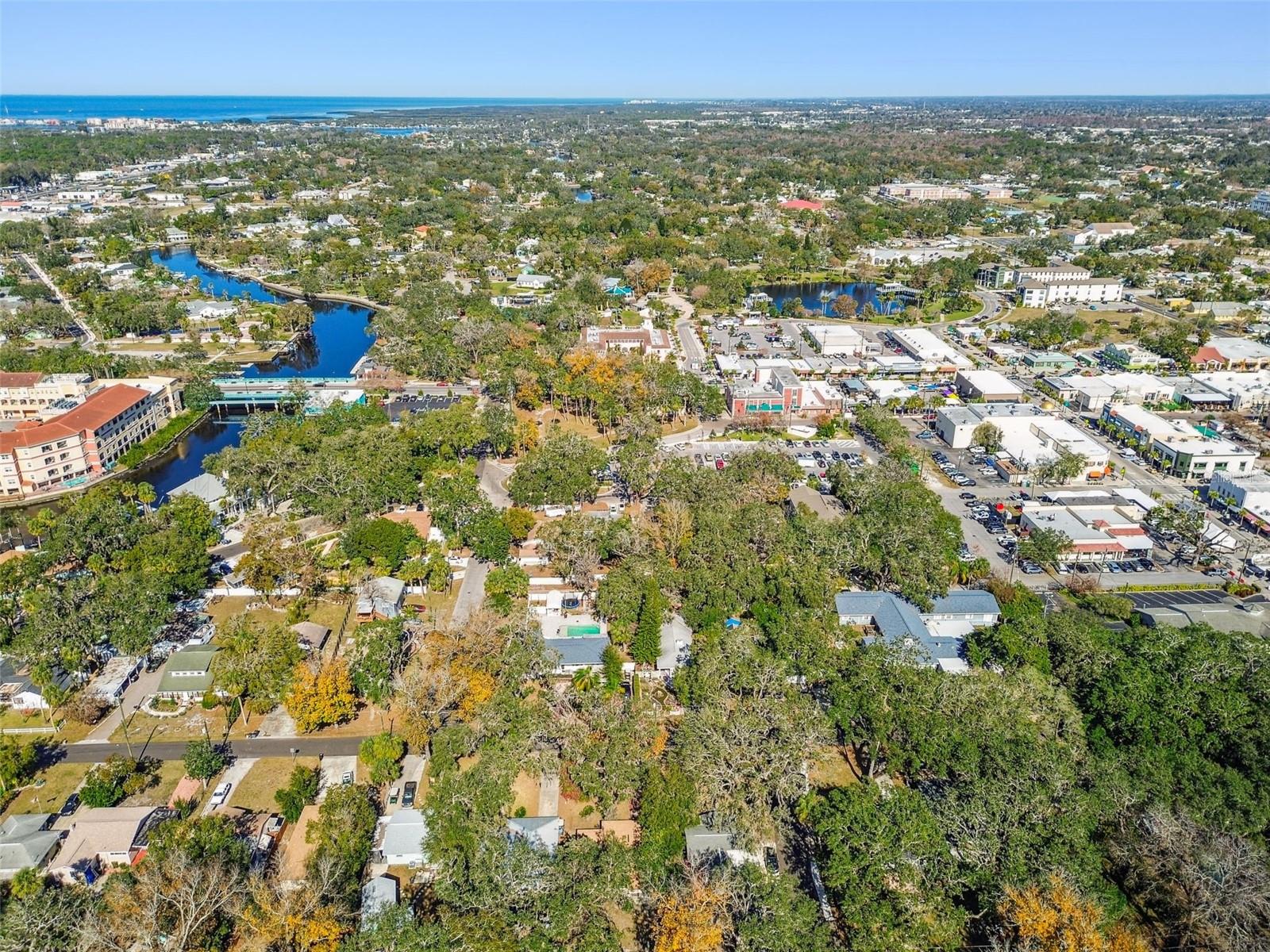 Main Street is where the bridge crosses over the Cotee River... this home is only blocks away from the center of the community's gathering places.