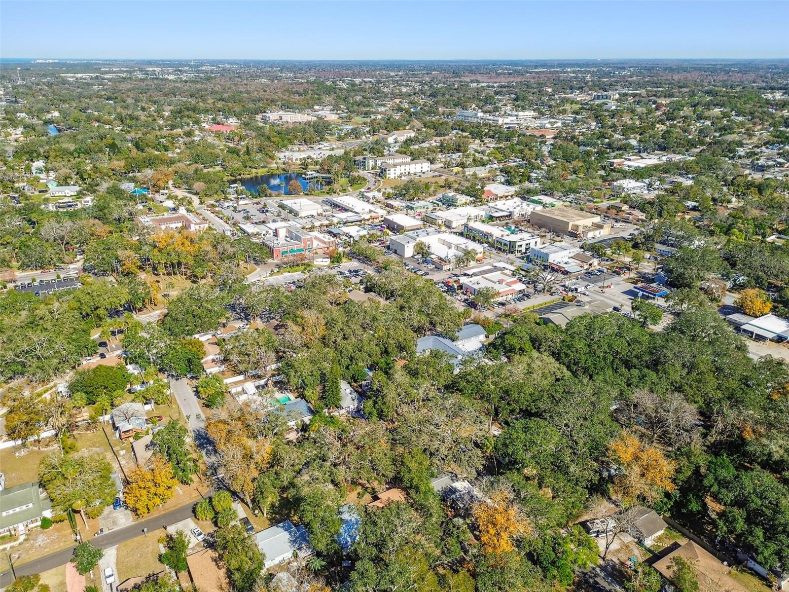 Orange Lake (just above center left).  Sims Park is located on the left side next to it.