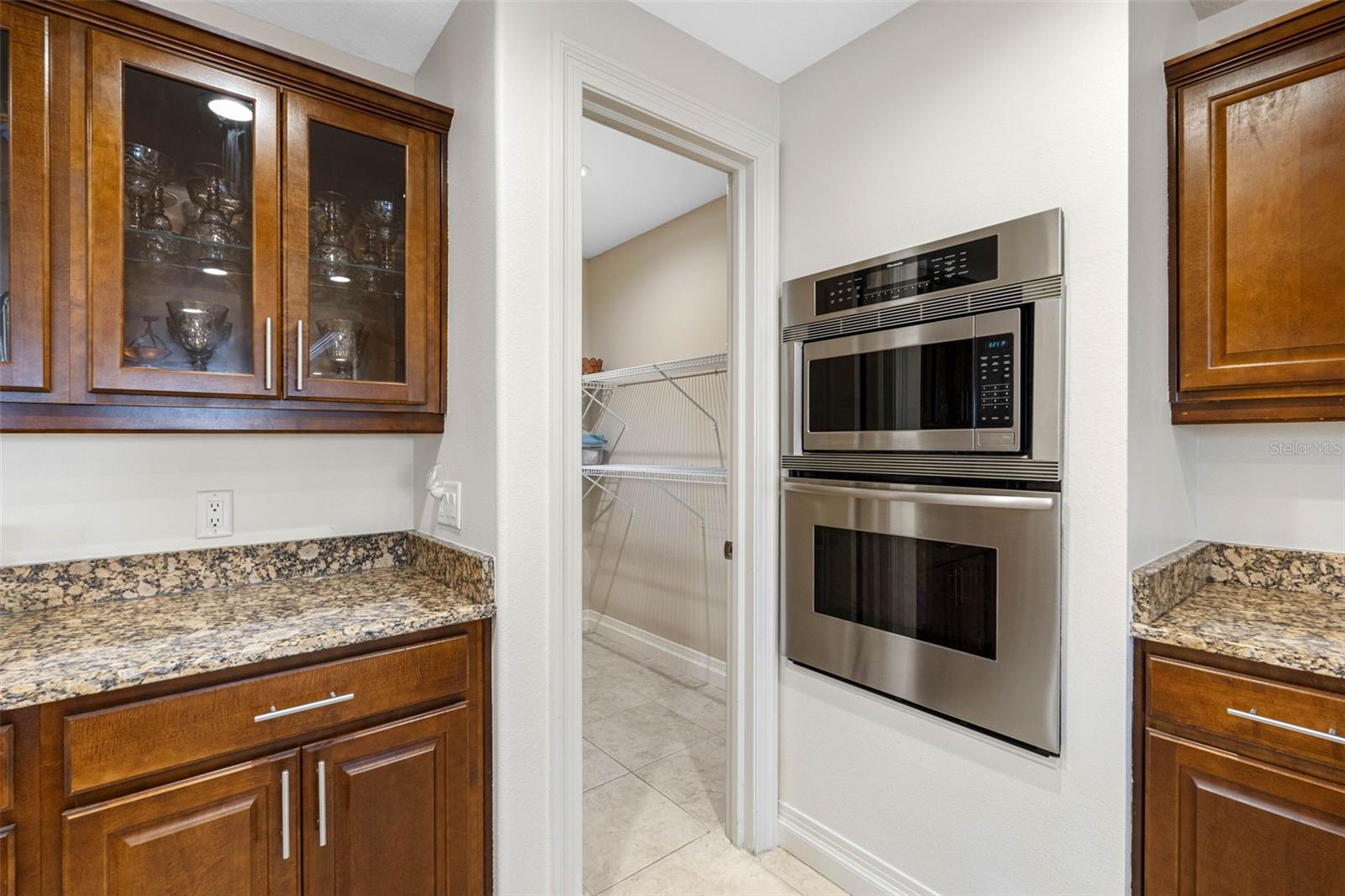 .. Second Kitchen Supply Pantry Off Kitchen in Hallway.