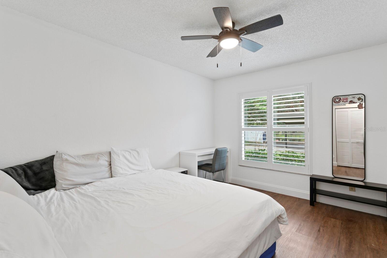 Spacious 2nd bedroom located at the front of the unit