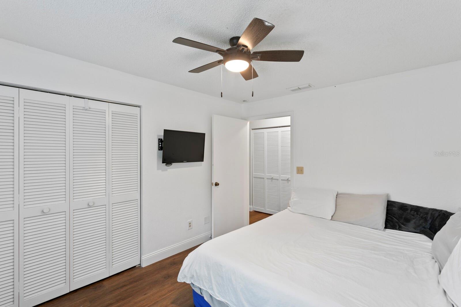 2nd bedroom also has a custom closet organizing system