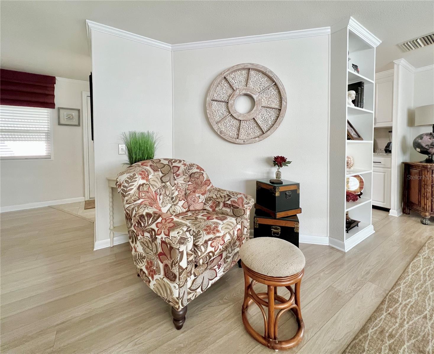 nice reading nook in living room