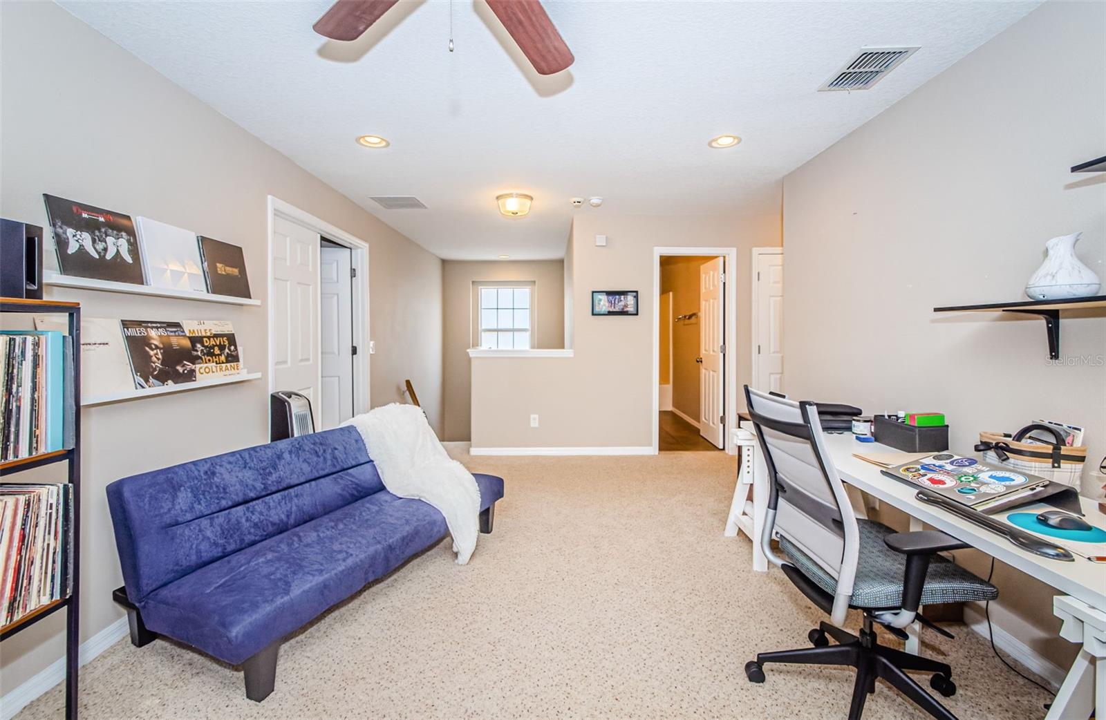 Loft area above stairs