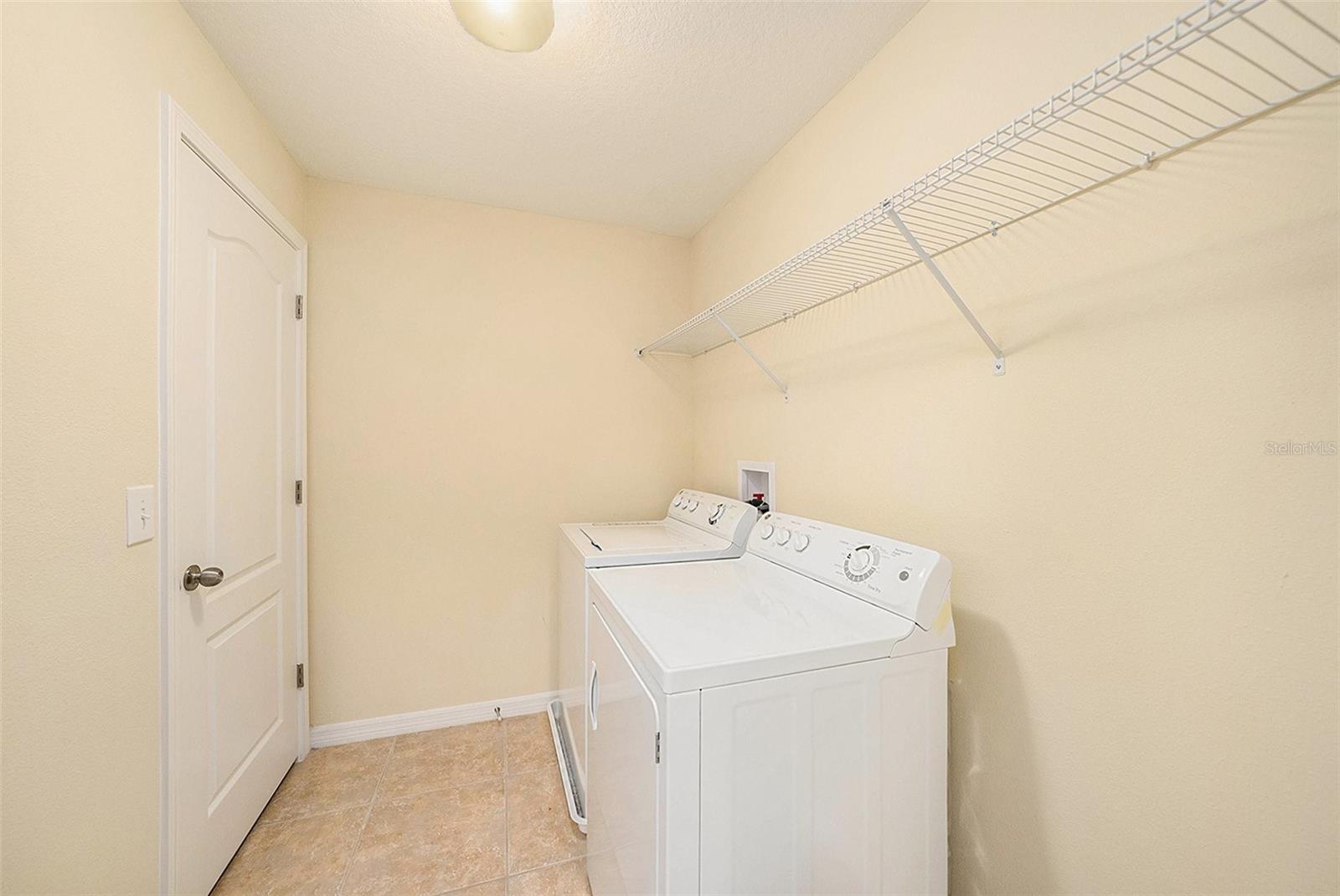 laundry room.