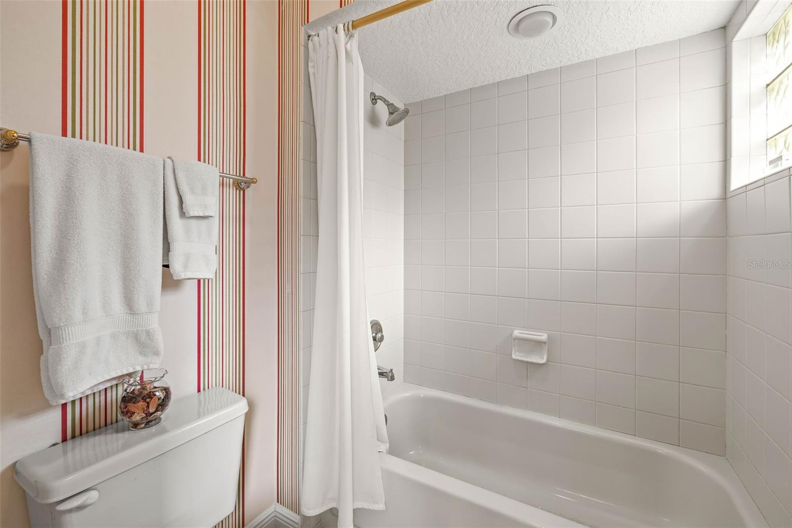 Hall bath shared by Bedrooms 2 and 3