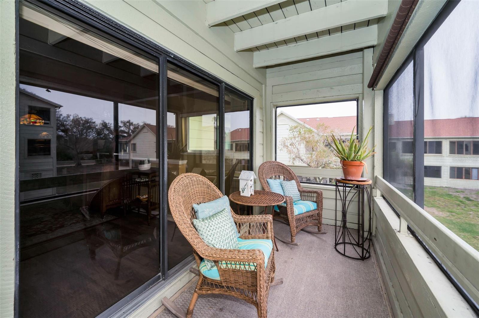 Main Living Area Screened in Balcony