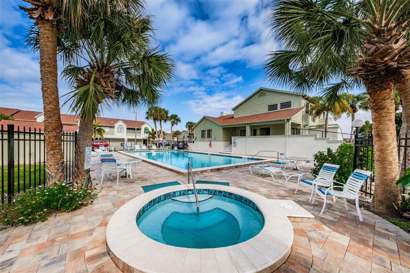 POOL AND HOT TUB,  CLUBHOUSE RIGHT ACROSS FROM YOUR TOWNHOME