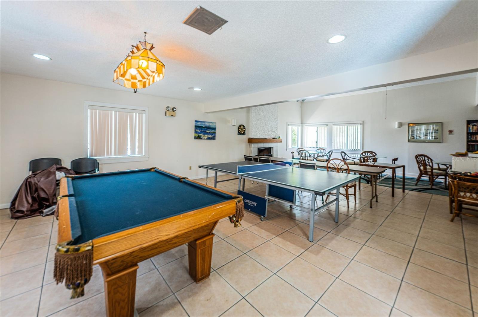 POOL TABLE AND PING PONG GAMES IN CLUBHOUSE
