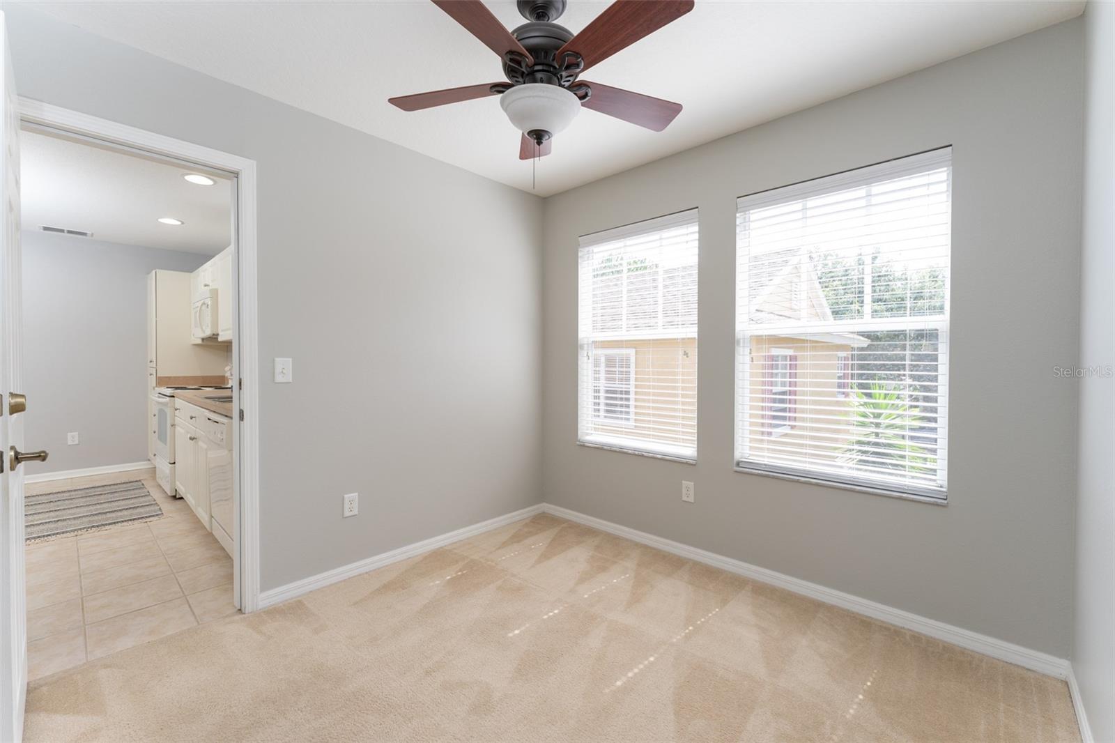 sitting room with am interior entrance into Apartment