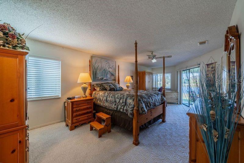 Master bedroom with water view