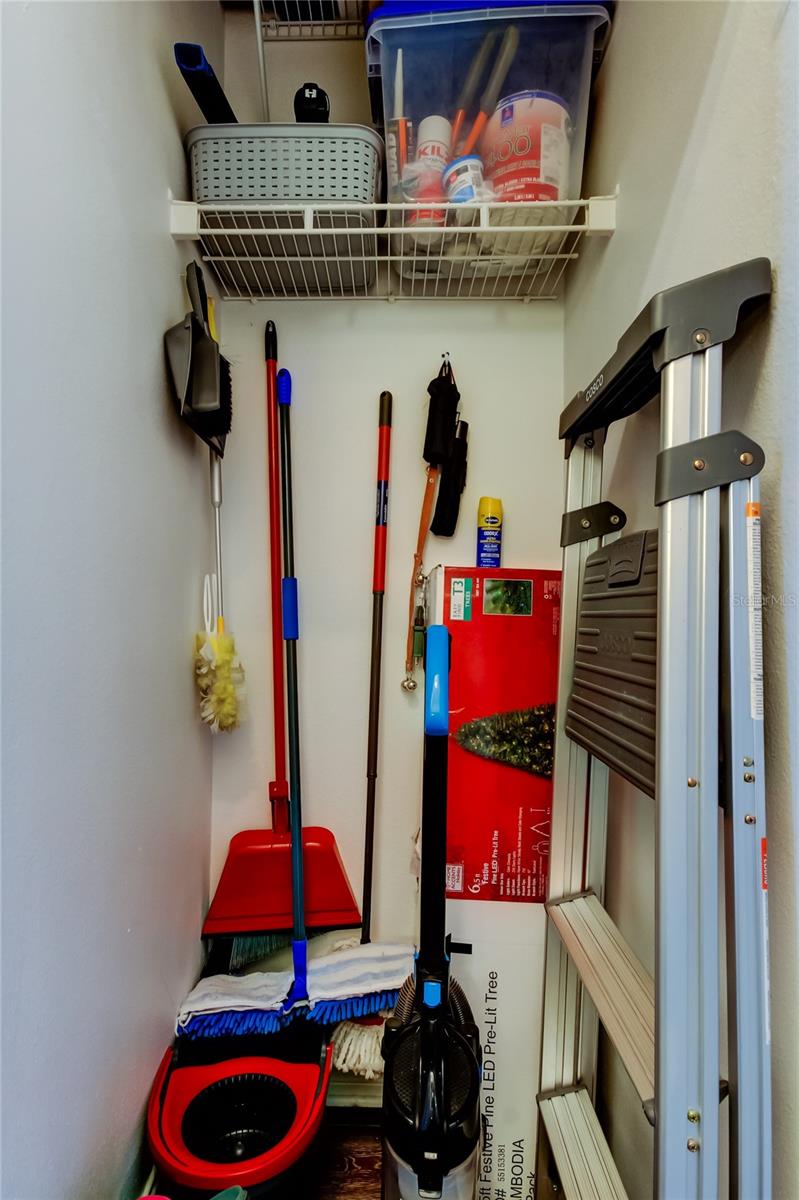 31. Here's the Coat / Storage Closet.. (3.2' x 2.5') - It, Along w Most of the Ceilings are Just Under 9' Height!