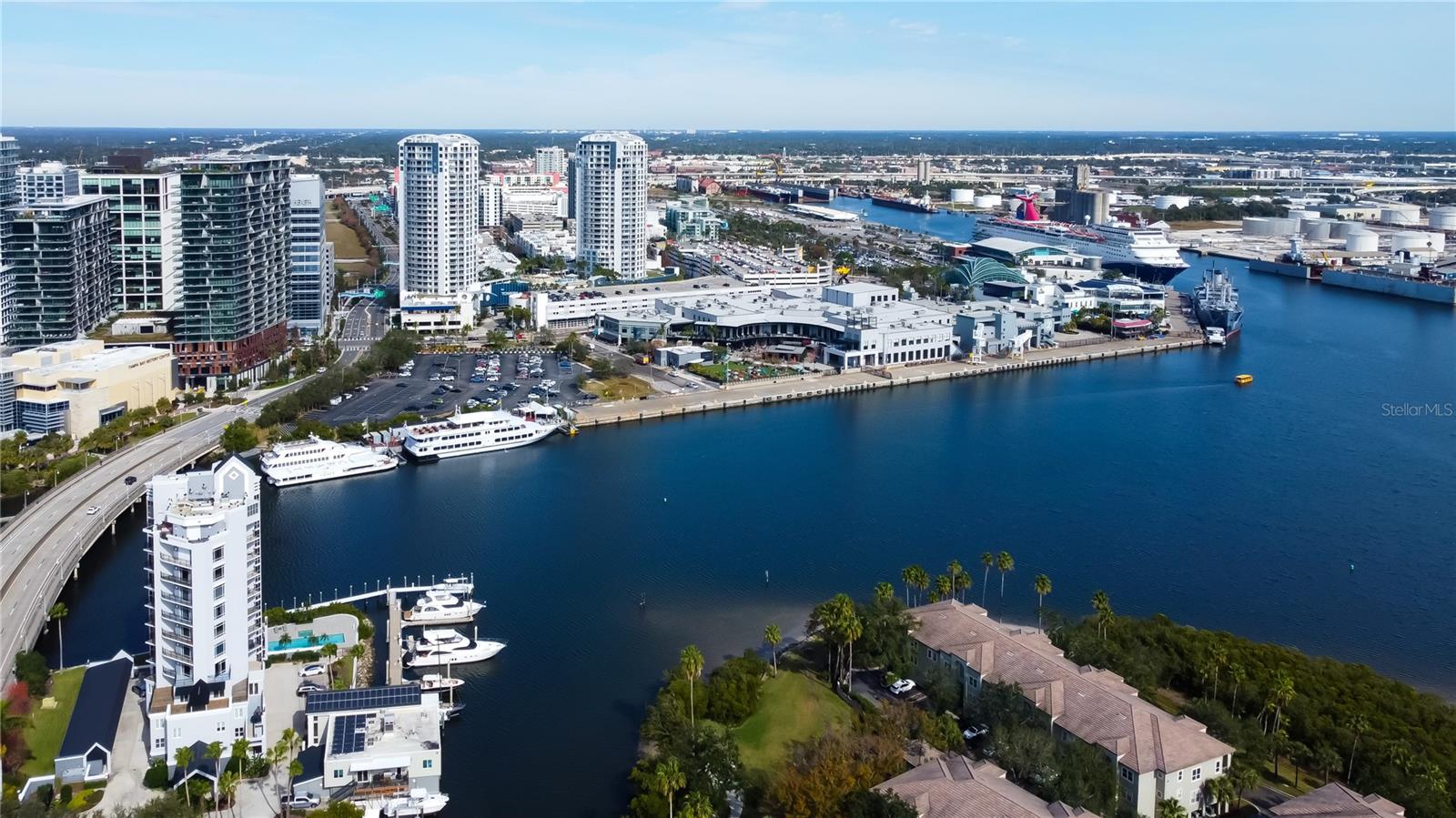 Aerials of City of Tampa, Harbour Island, Davis Island, Canals/Waterways, Port of Tampa, Channelside District, Aquarium, Sparkmans Wharf, Ybor City.. & SO MUCH MORE!