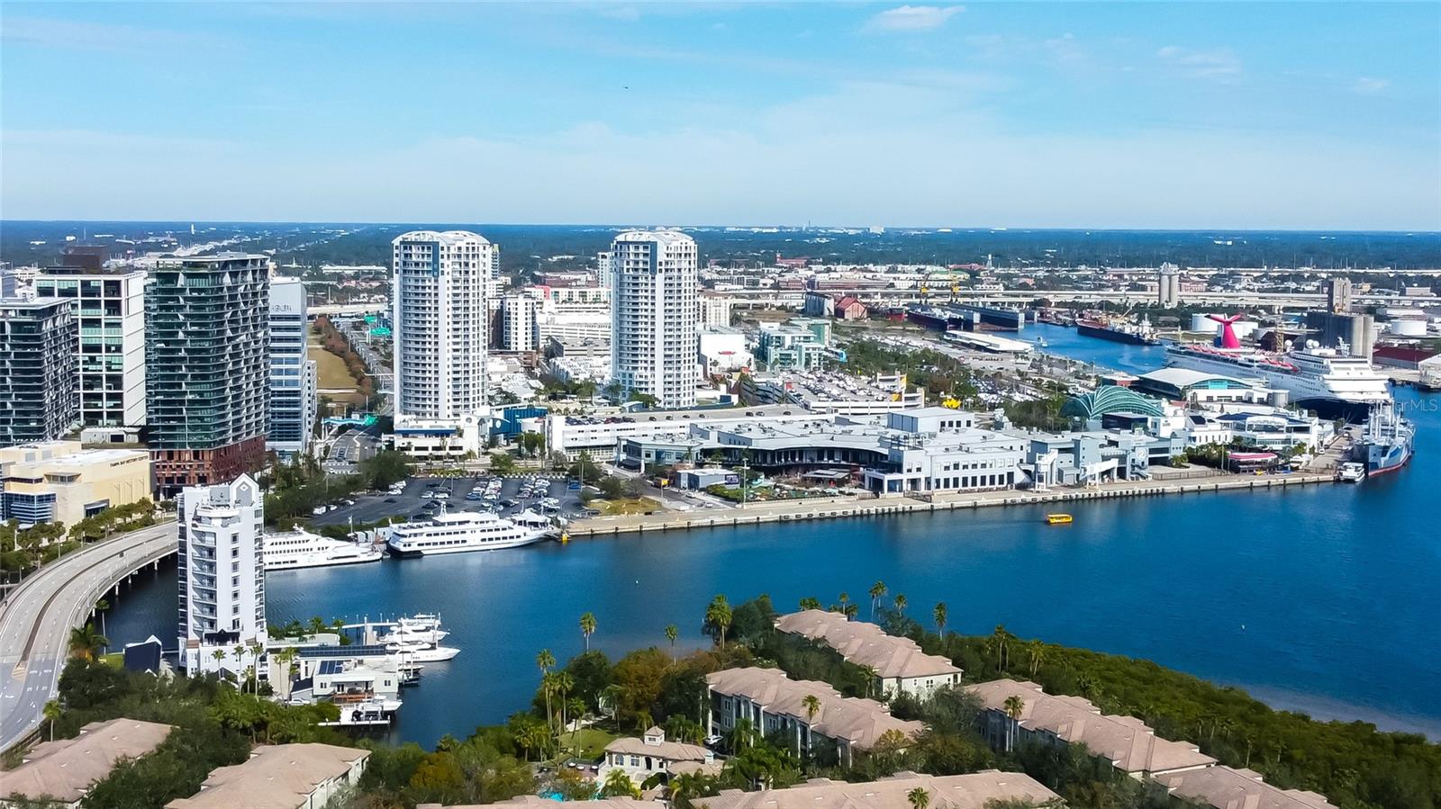 Aerials of City of Tampa, Harbour Island, Davis Island, Canals/Waterways, Port of Tampa, Channelside District, Aquarium, Sparkmans Wharf, Ybor City.. & SO MUCH MORE!