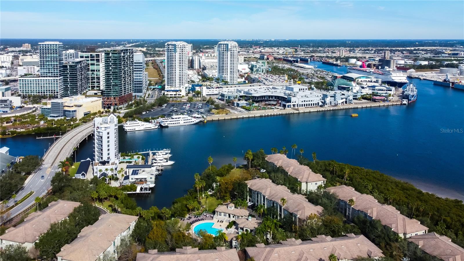 Aerials of City of Tampa, Harbour Island, Davis Island, Canals/Waterways, Port of Tampa, Channelside District, Aquarium, Sparkmans Wharf, Ybor City.. & SO MUCH MORE!