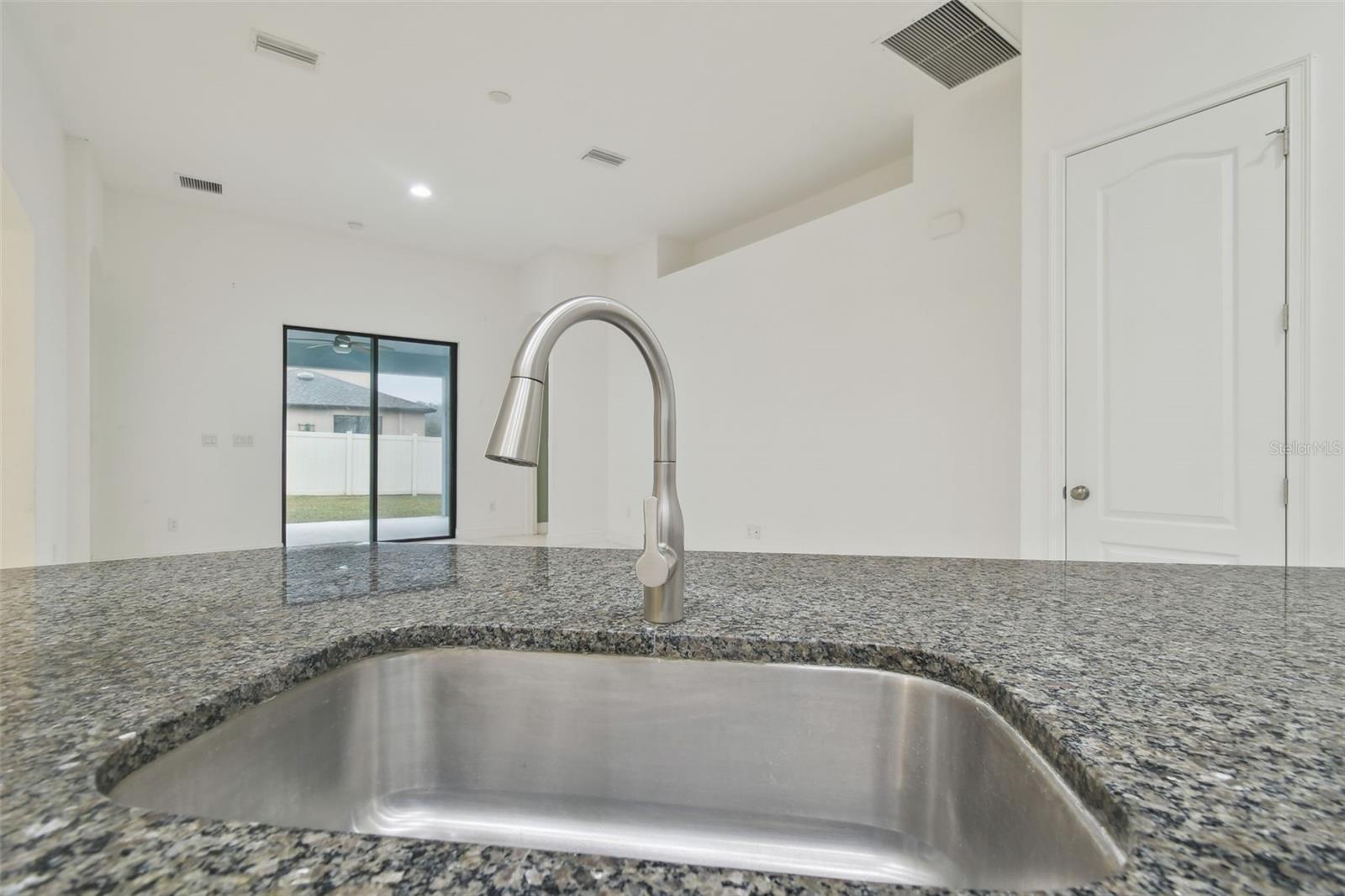 Granite countertops.