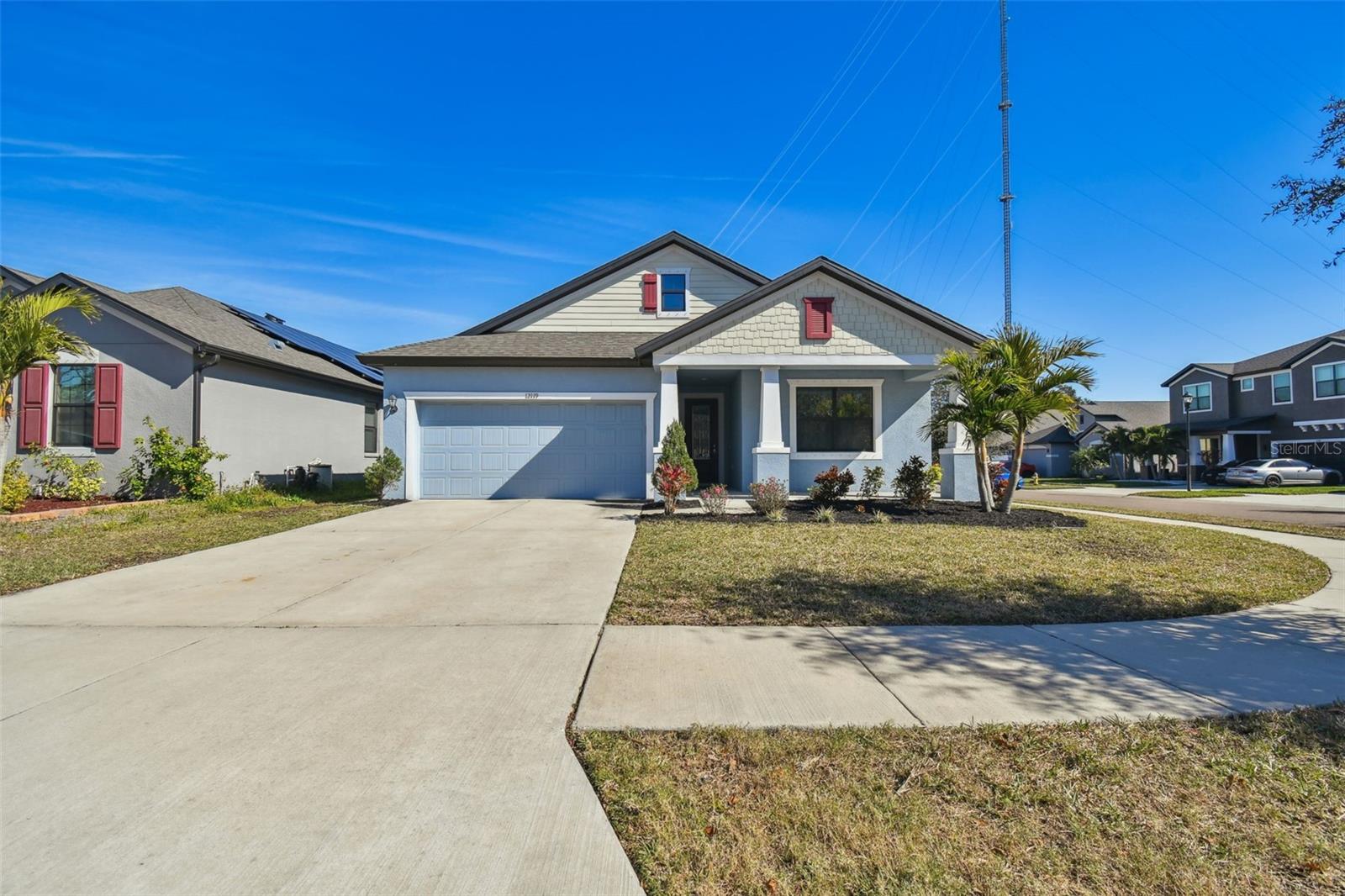 Street view of the front of the home.