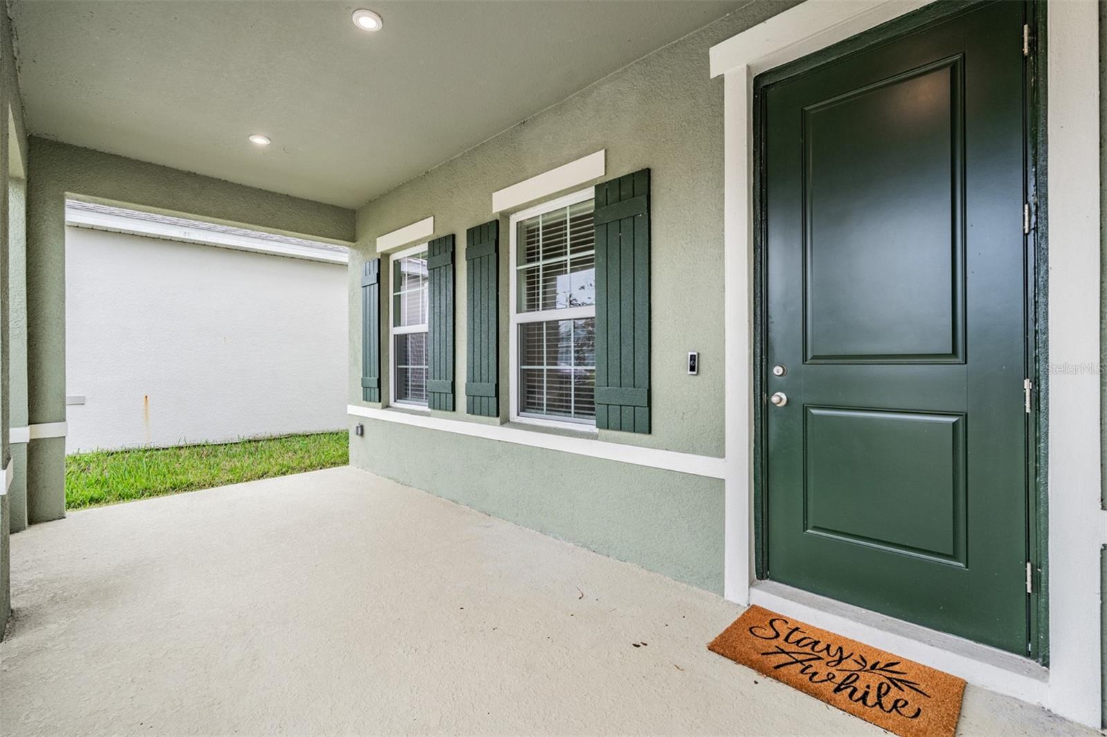 Covered front porch